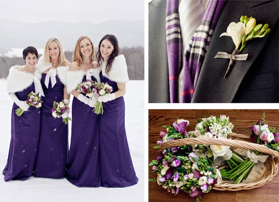 winter wedding color schemes