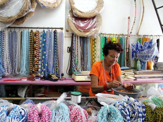 Carnival bead shop in brazil