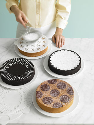 But today is a new day, and Martha Stewart's cake stencils are going to save 